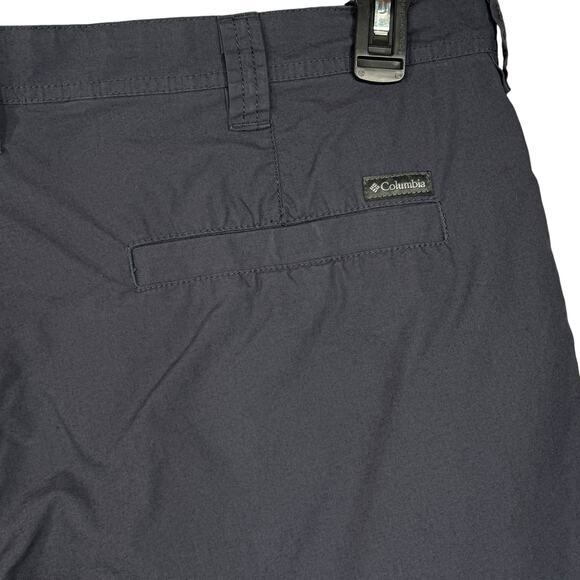 Columbia SZ 40W Mens Casual Shorts Mottled Zip-Fly Pockets 10" Inseam Gray - Picture 4 of 7